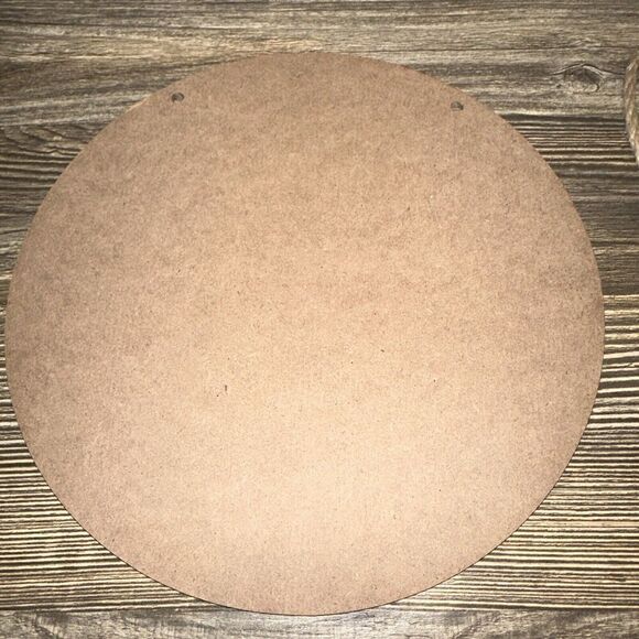 1pc Farmhouse Baby Cow Welcome Round Rustic Sign. 8”x8”. New. 5 - Picture 3 of 4